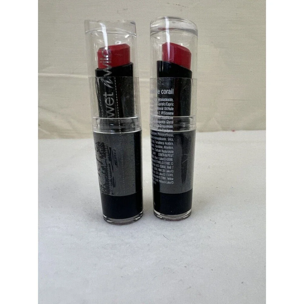 Wet‎ N Wild Megalast Lipstick #909D Coral-ine Lot Of 2 New Sealed